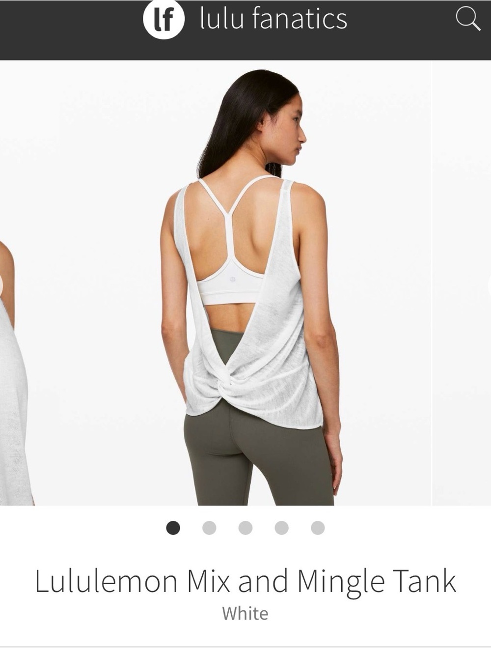 Lululemon mix and mingle tank
